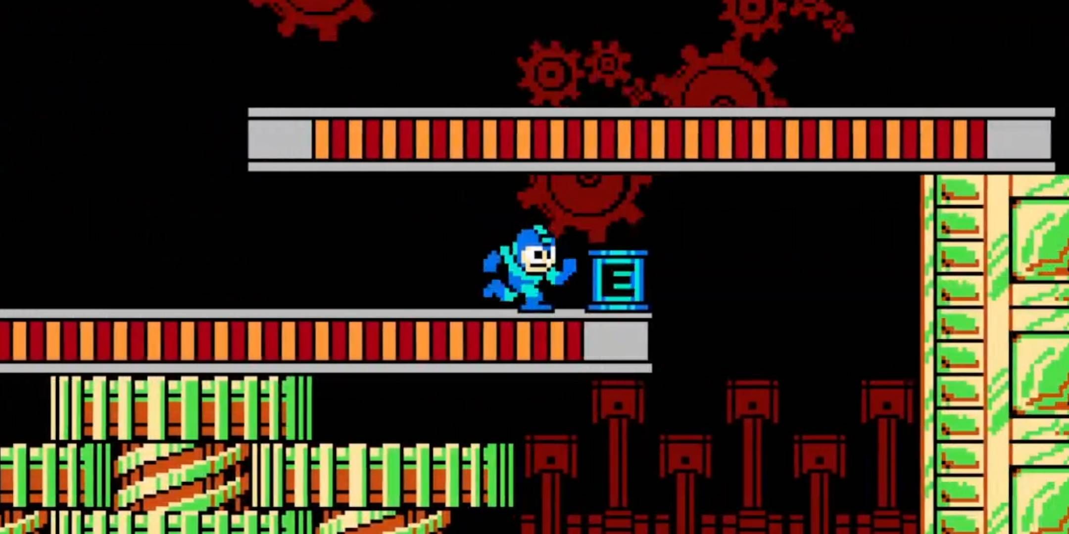 Megaman wants to catch an e -tank in Megaman 2.