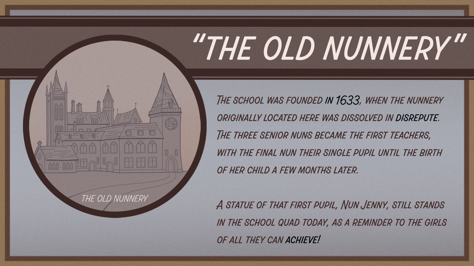 miss mulligatawney&rsquo;s school for promising girls the old nunnery