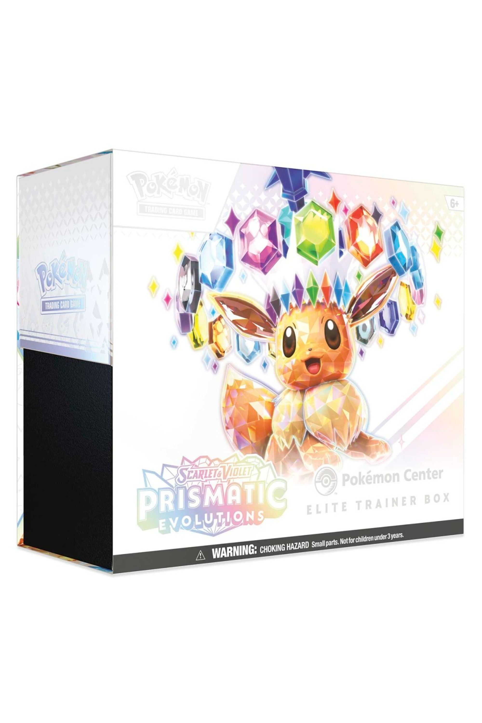 Pokémon TCG: Scarlet & Violet Prismatic Evolutions Elite Trainer Box.