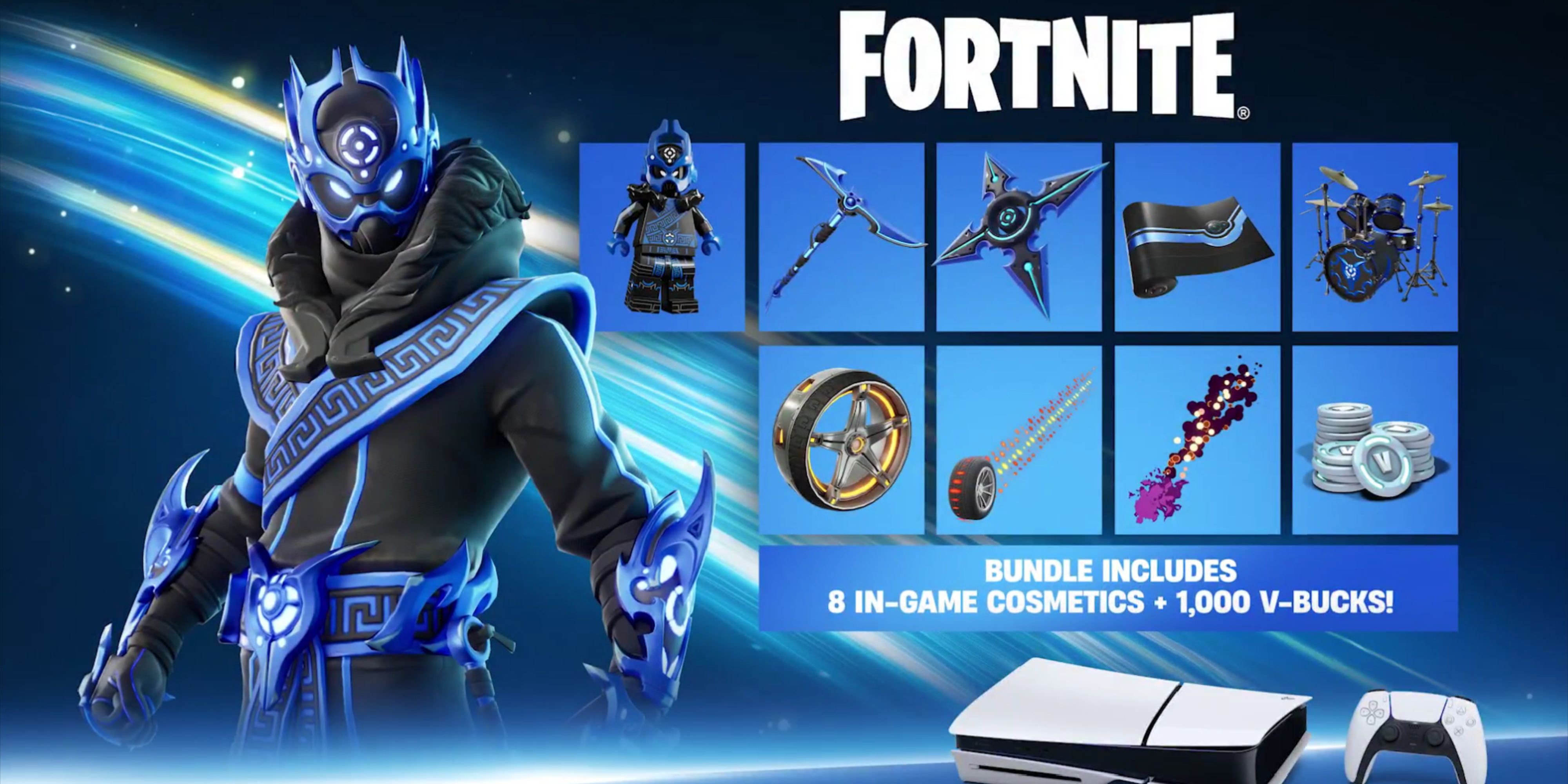 Fortnite's Cobalt Star PS5 Slim Bundle Comes With An Exclusive Skin