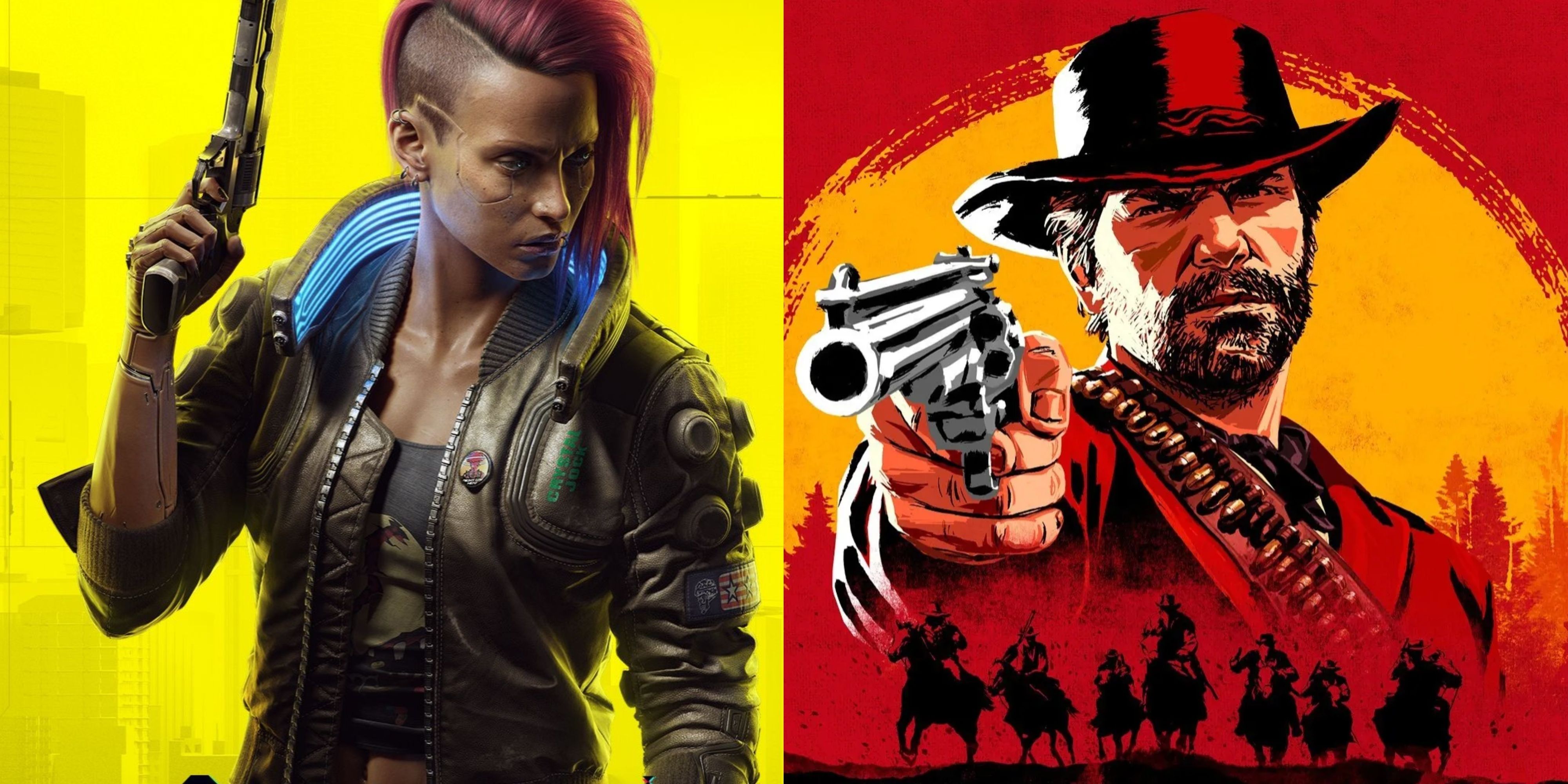 v from cyberpunk 2077, and arthur morgan in red dead redemption 2.