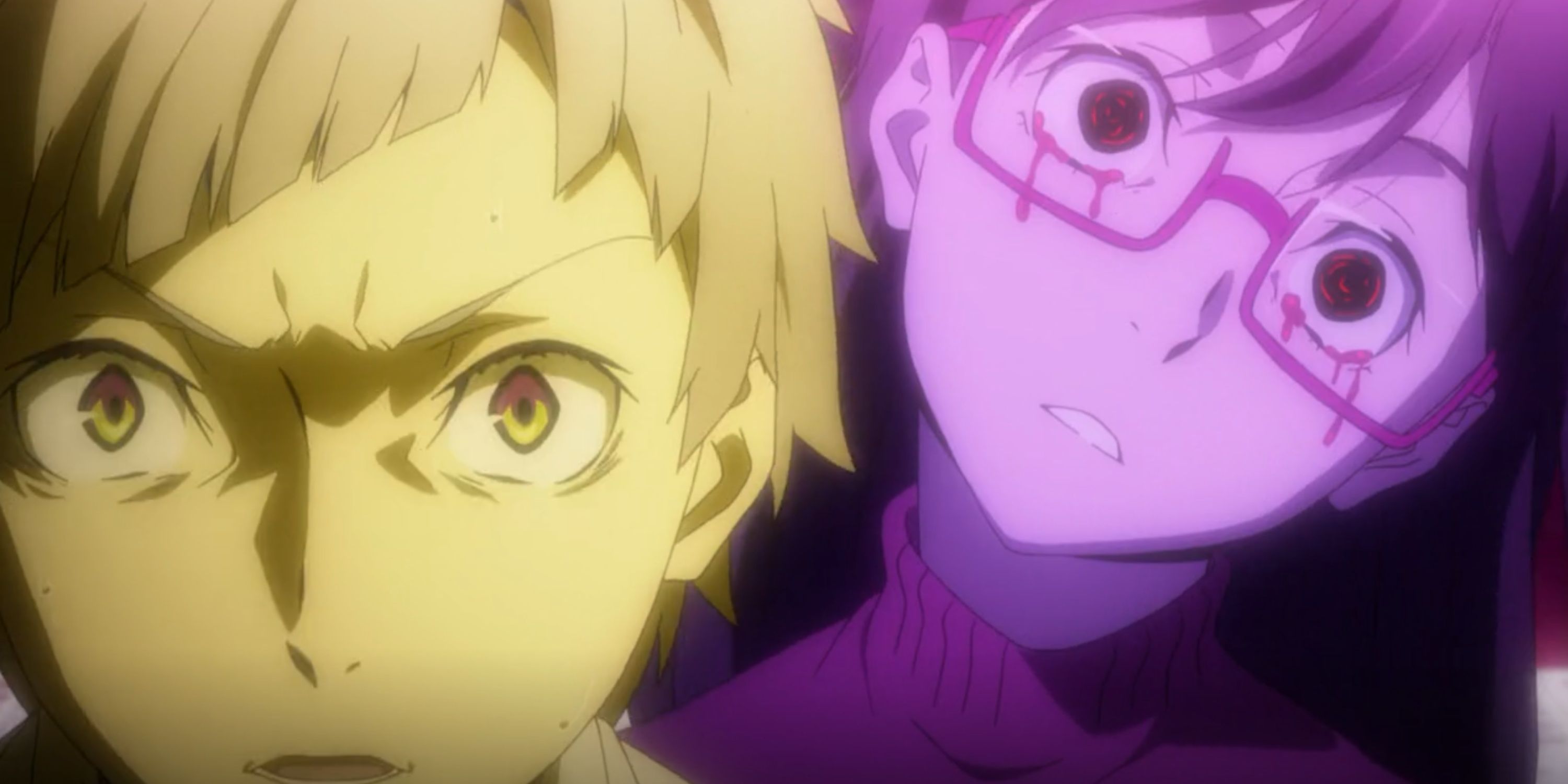 Nakajima Atsushi under attack from Q&rsquo;s Ability in Bungou Stray Dogs.