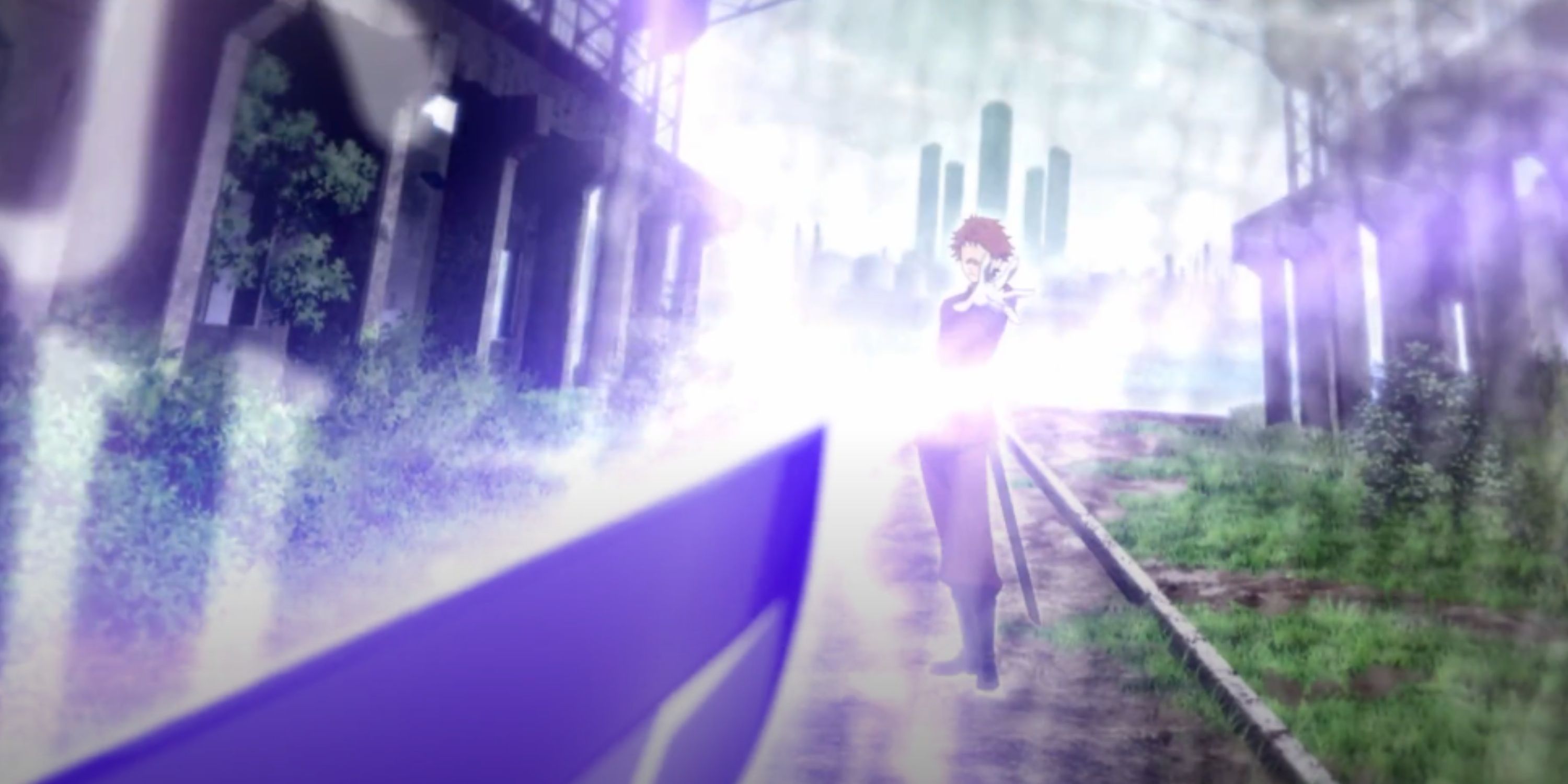 Tahahara Mashju, using his ability to prevent space -time sword aminogos in Bangu Street dogs.