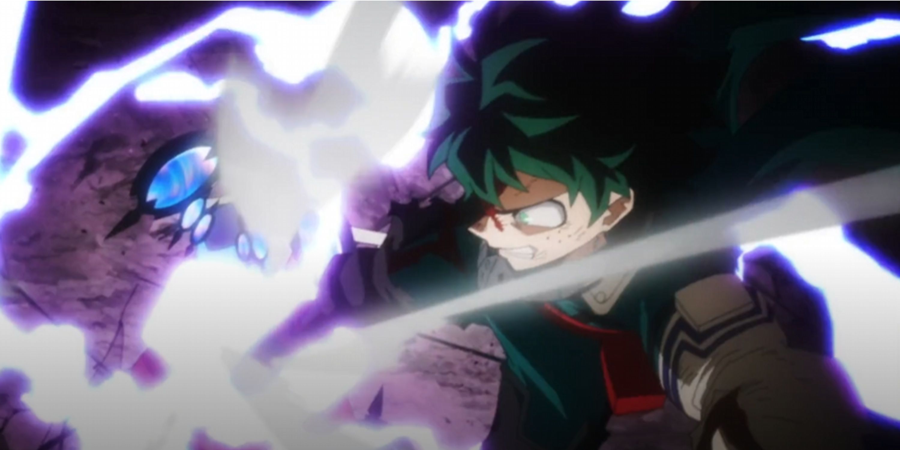 Miduria Ezuko attacked Flact Turn in my hero Academia: The Mission of World Heroes in my Hero Academia.