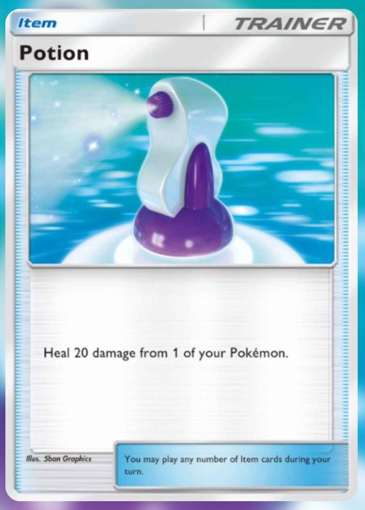 The Potion from Genetic Apex in Pokemon Trading Card Game Pocket.