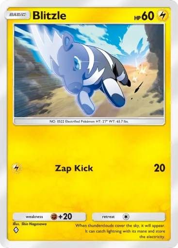 The Blitzle card in Pokemon TCG Pocket