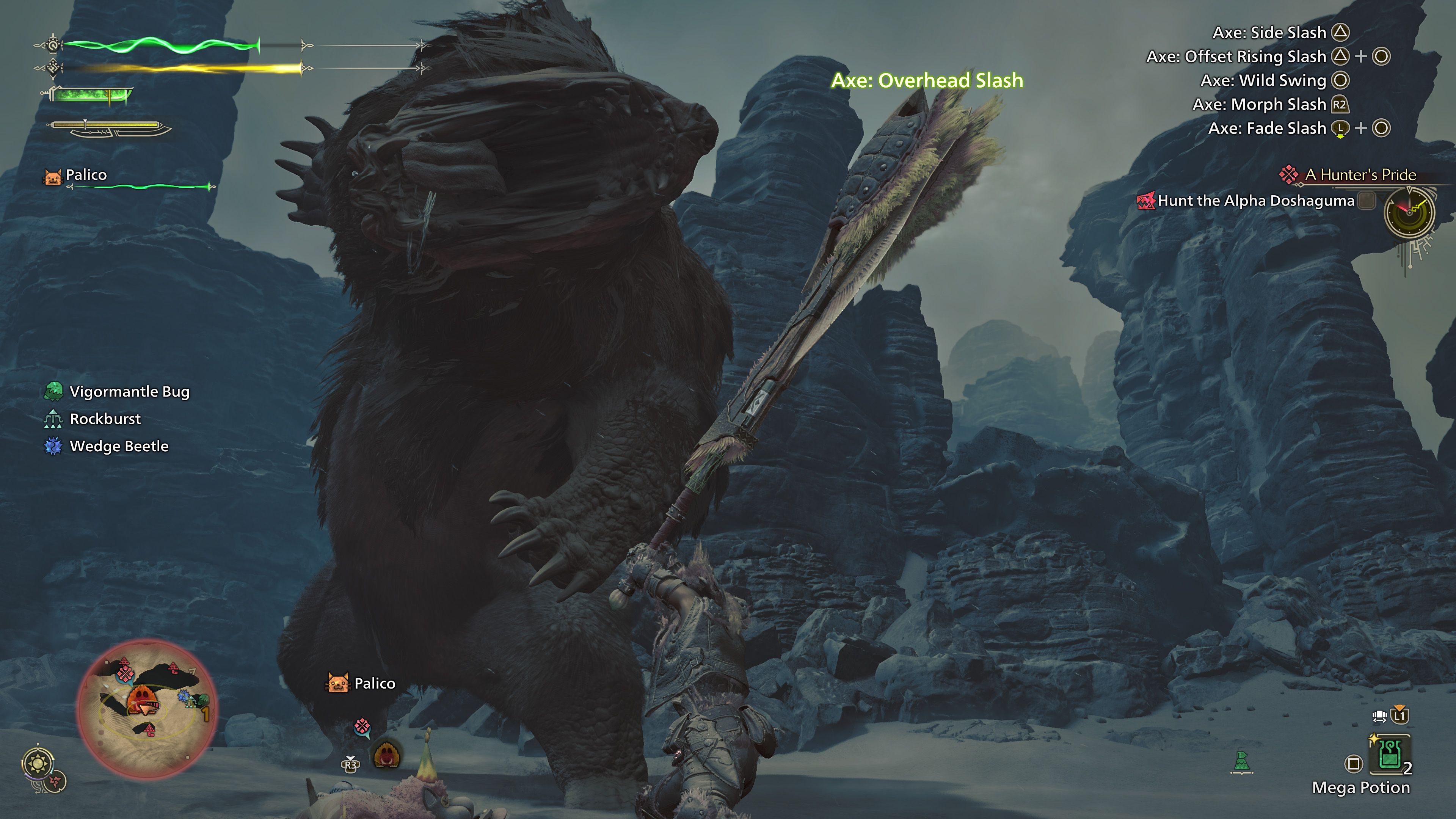 Monster Hunter Wilds Alpha Doshaguma. 