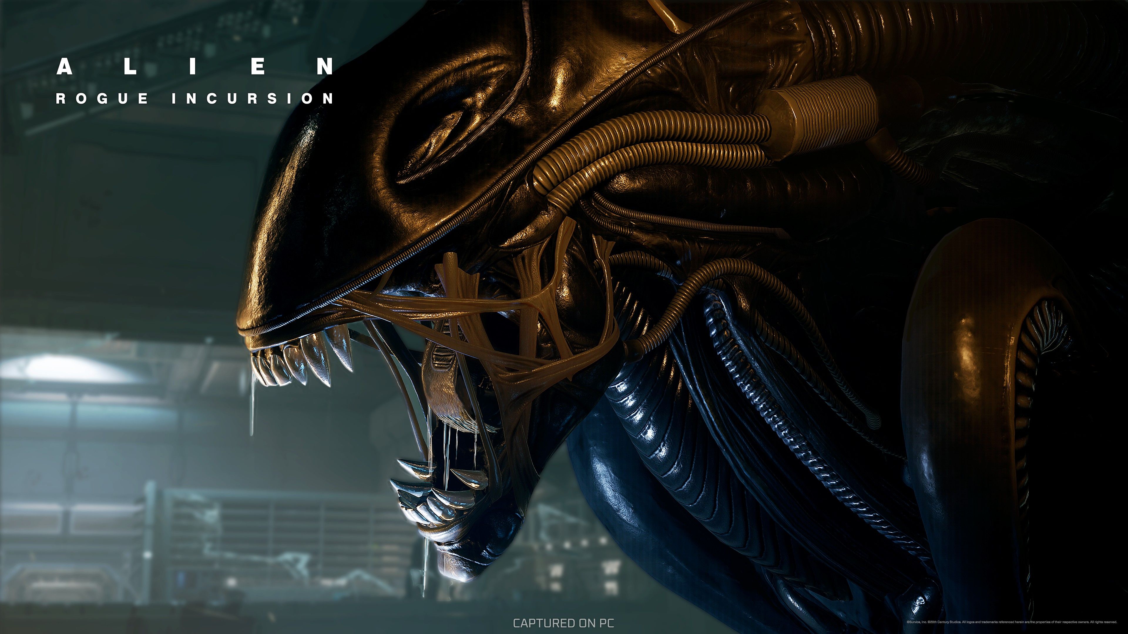 A closeup or a Xenomorph in Alien Rogue Incursion.