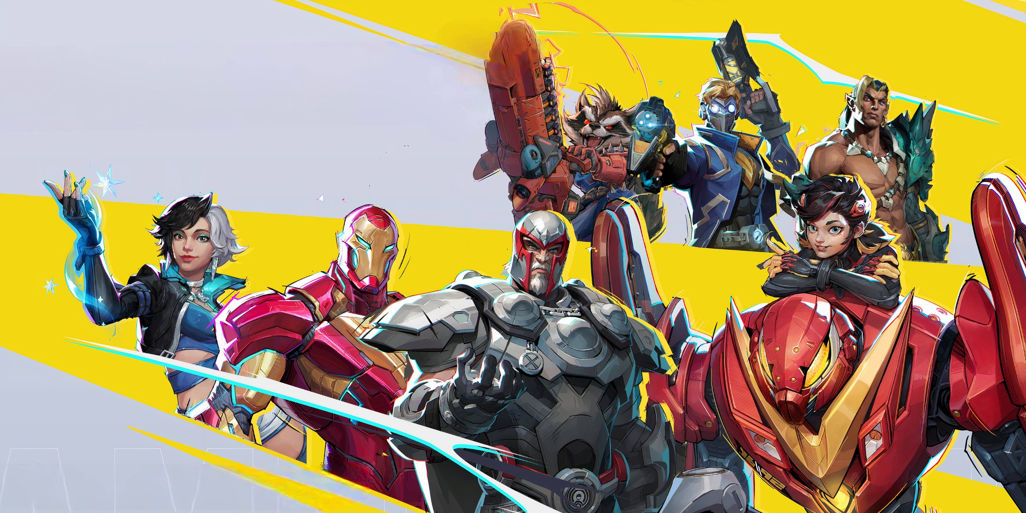 A picture of some heroes in marvel rivals