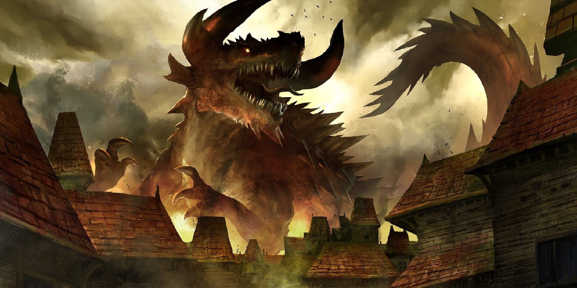 Dungeons & Dragons image showing the Tarrasque.