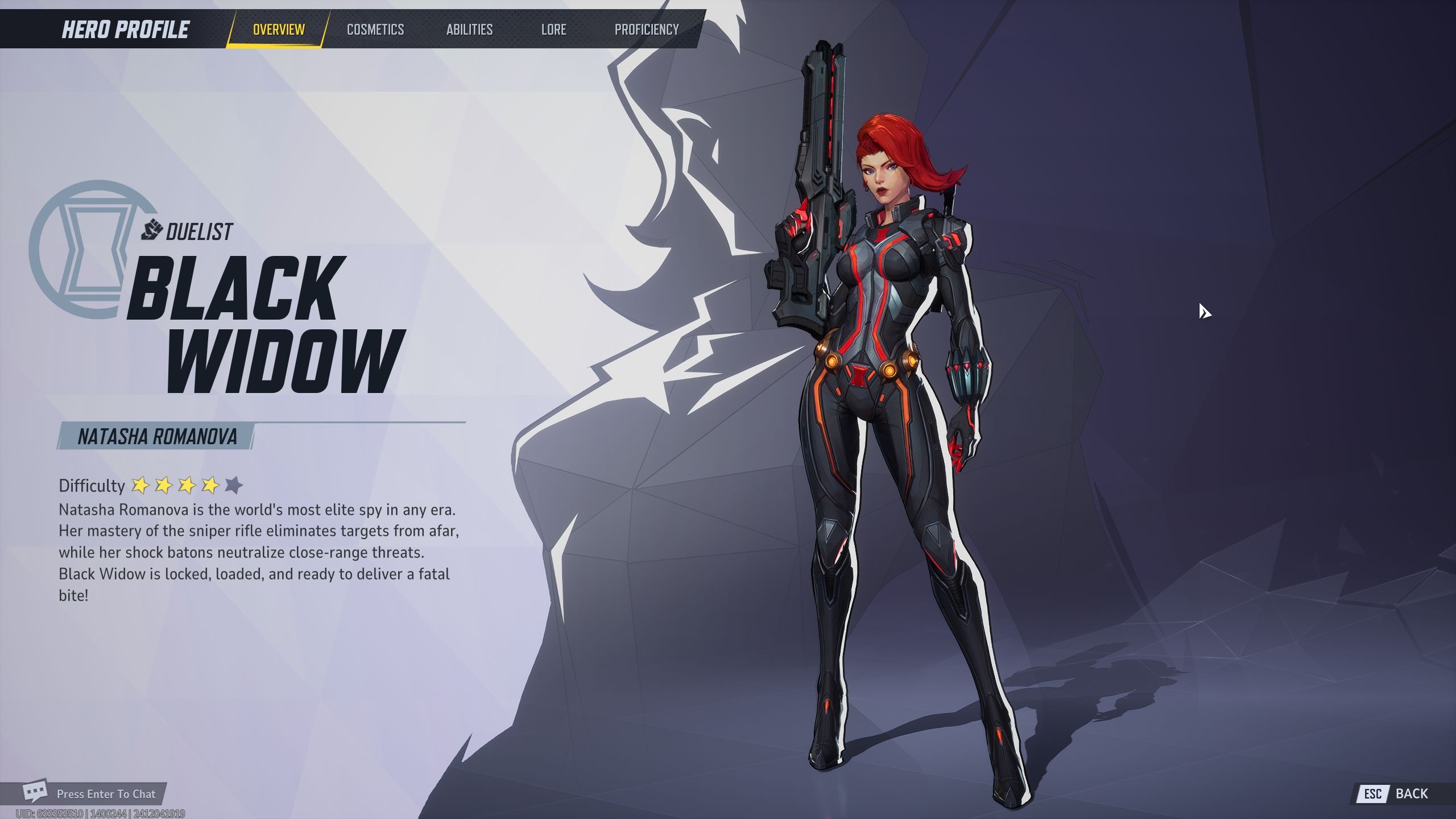 Black Widow overview - Marvel Rivals