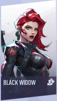 Black Widow thumbnail in Marvel Rivals.