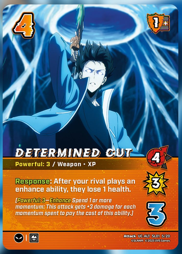 Determined Cut UniVersus Card.