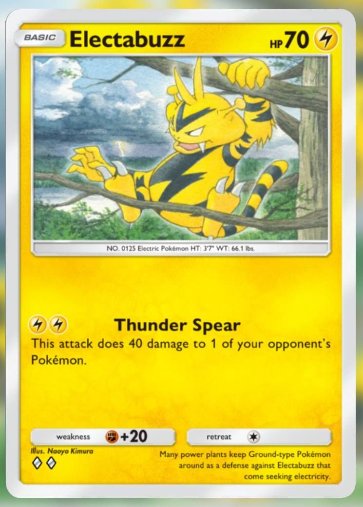 Electabuzz, from Mythical Island.