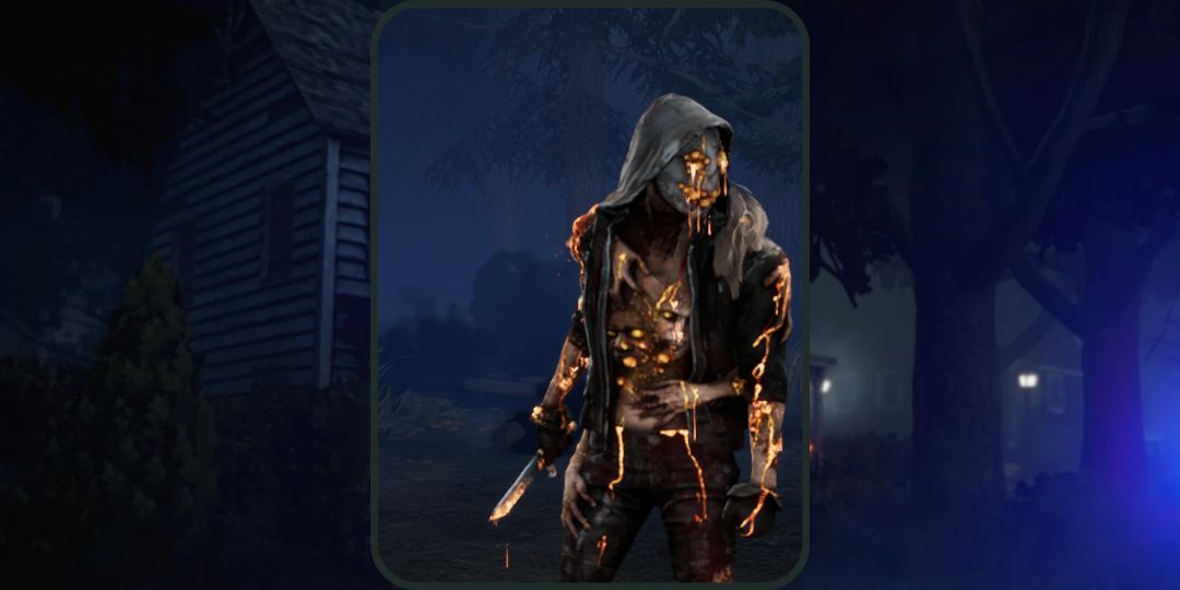 Frank is wearing the Chimeric Horde outfit, an outfit oozing with yellow slime in dead by daylight.