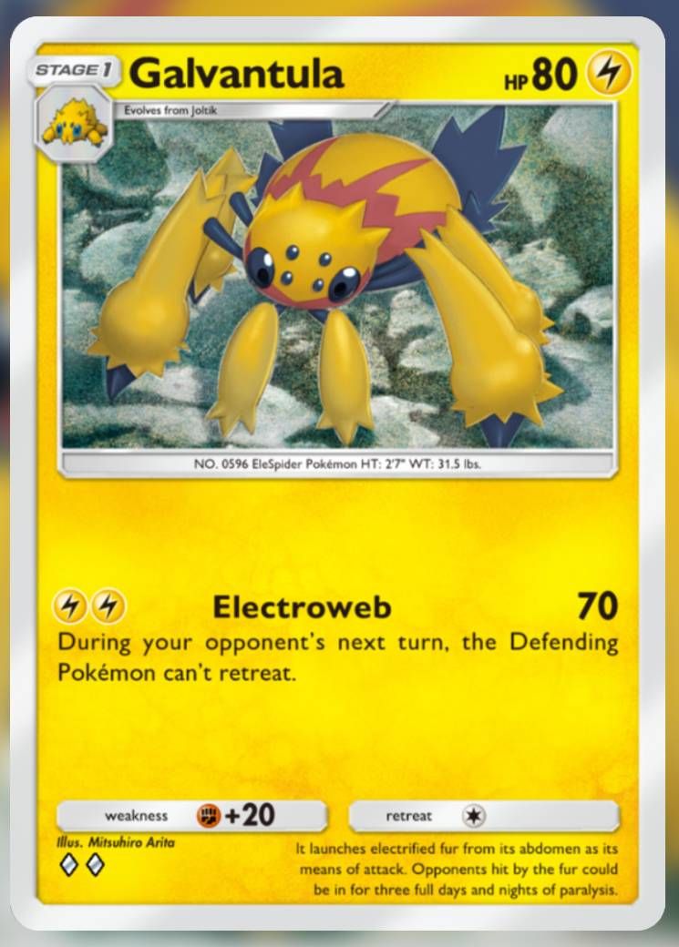 Galvantula, from Mythical Island.