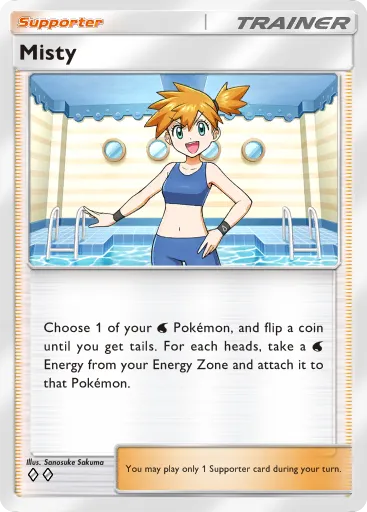 Misty from Pokemon TCG Pocket.