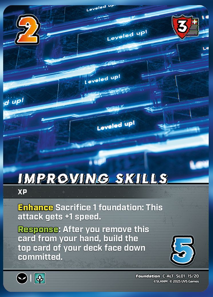 Improving Skills UniVersus Card.