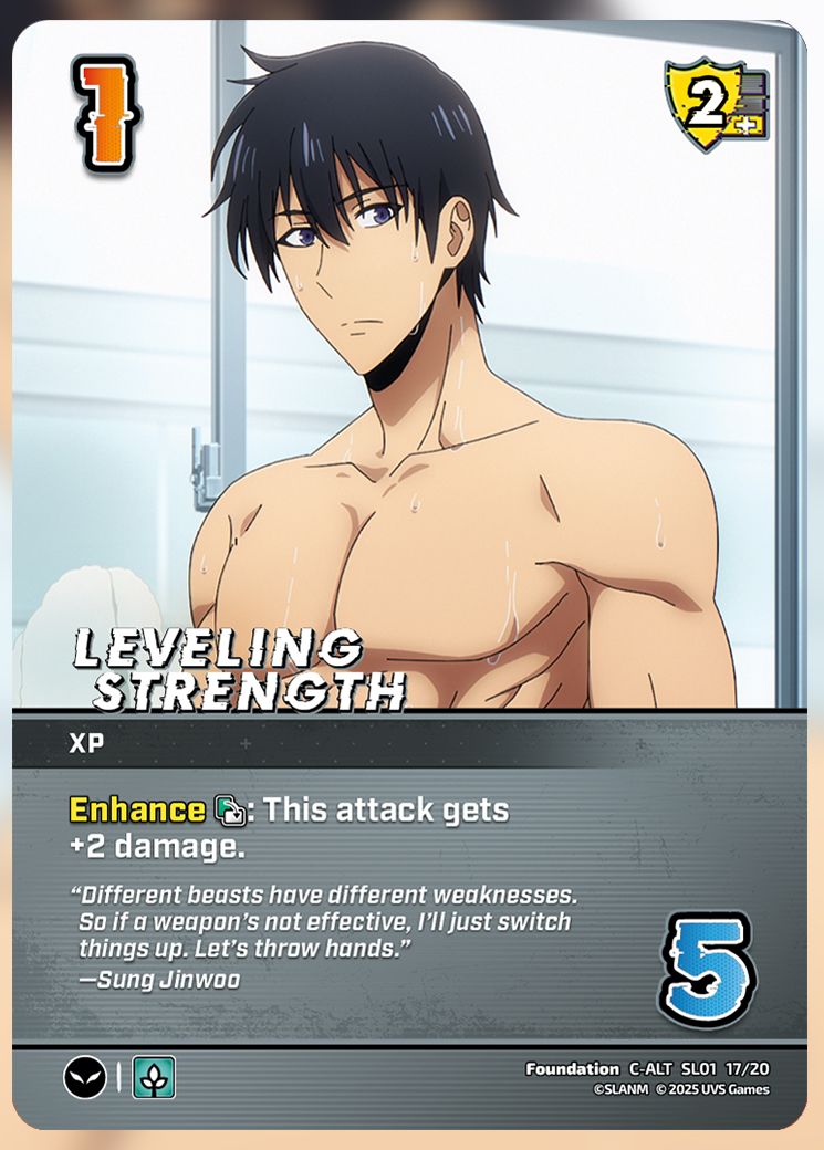 Leveling Strength UniVersus Card.