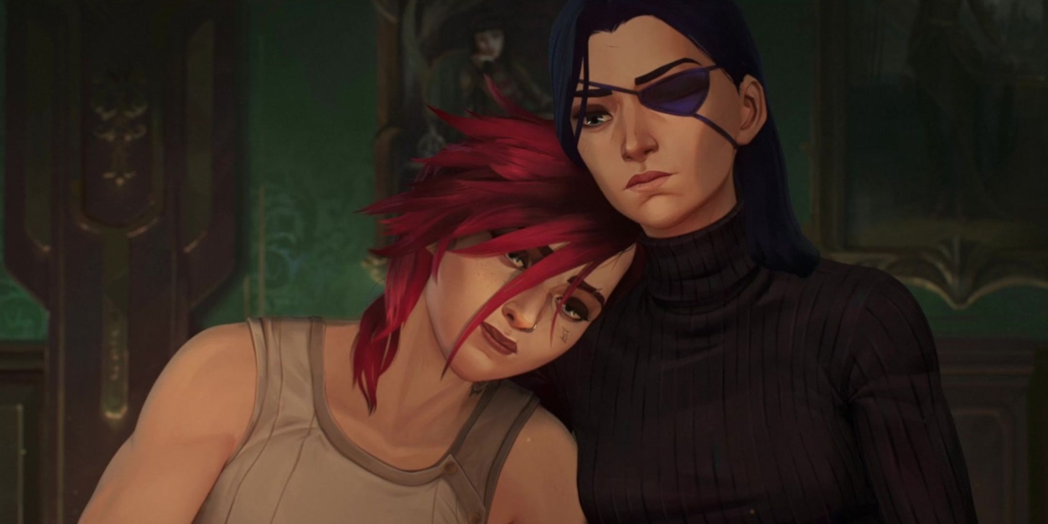 Arcane - Caitlyn and Vi at the end of season two. 