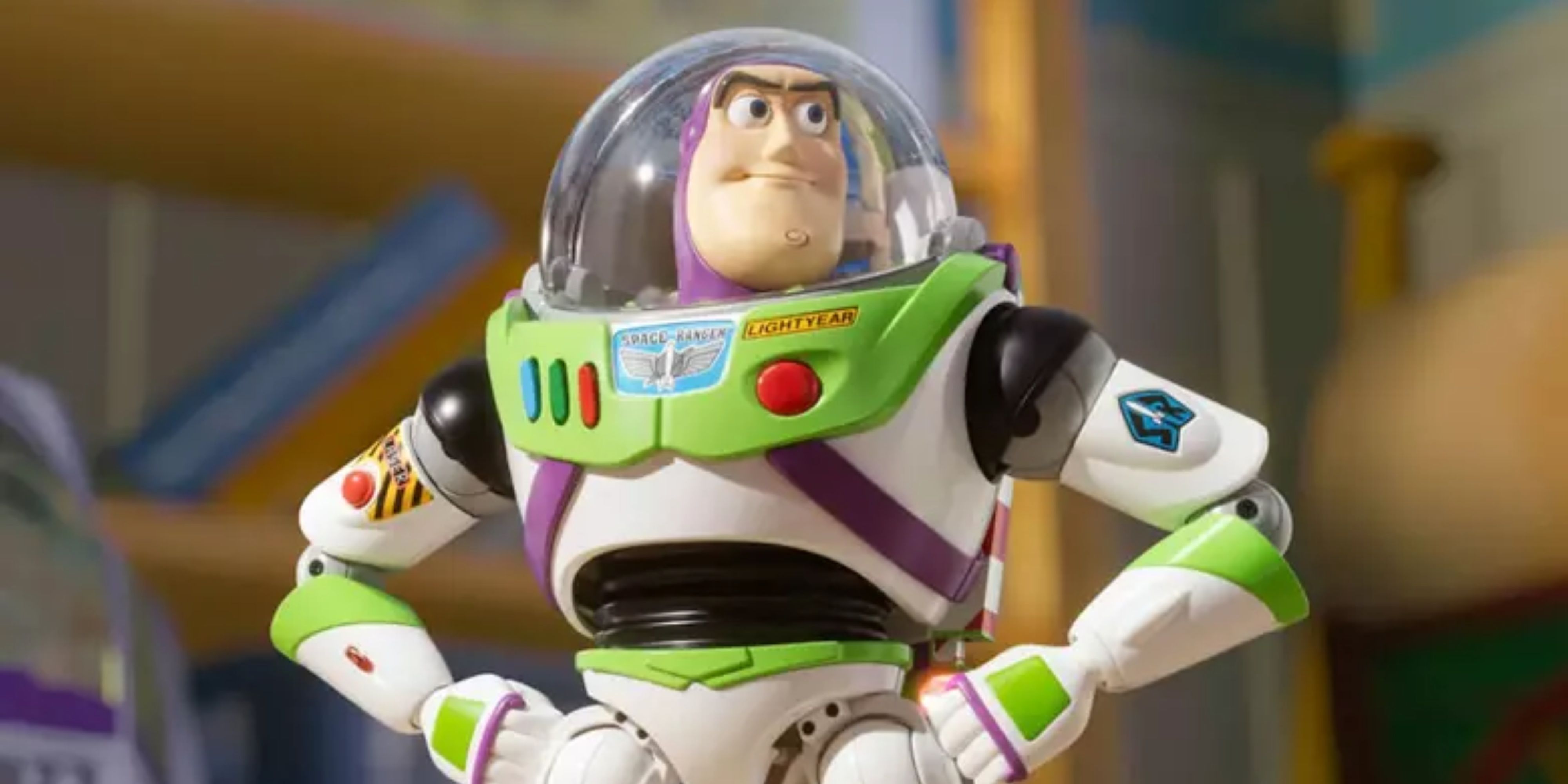 buzz lightyear action figure.