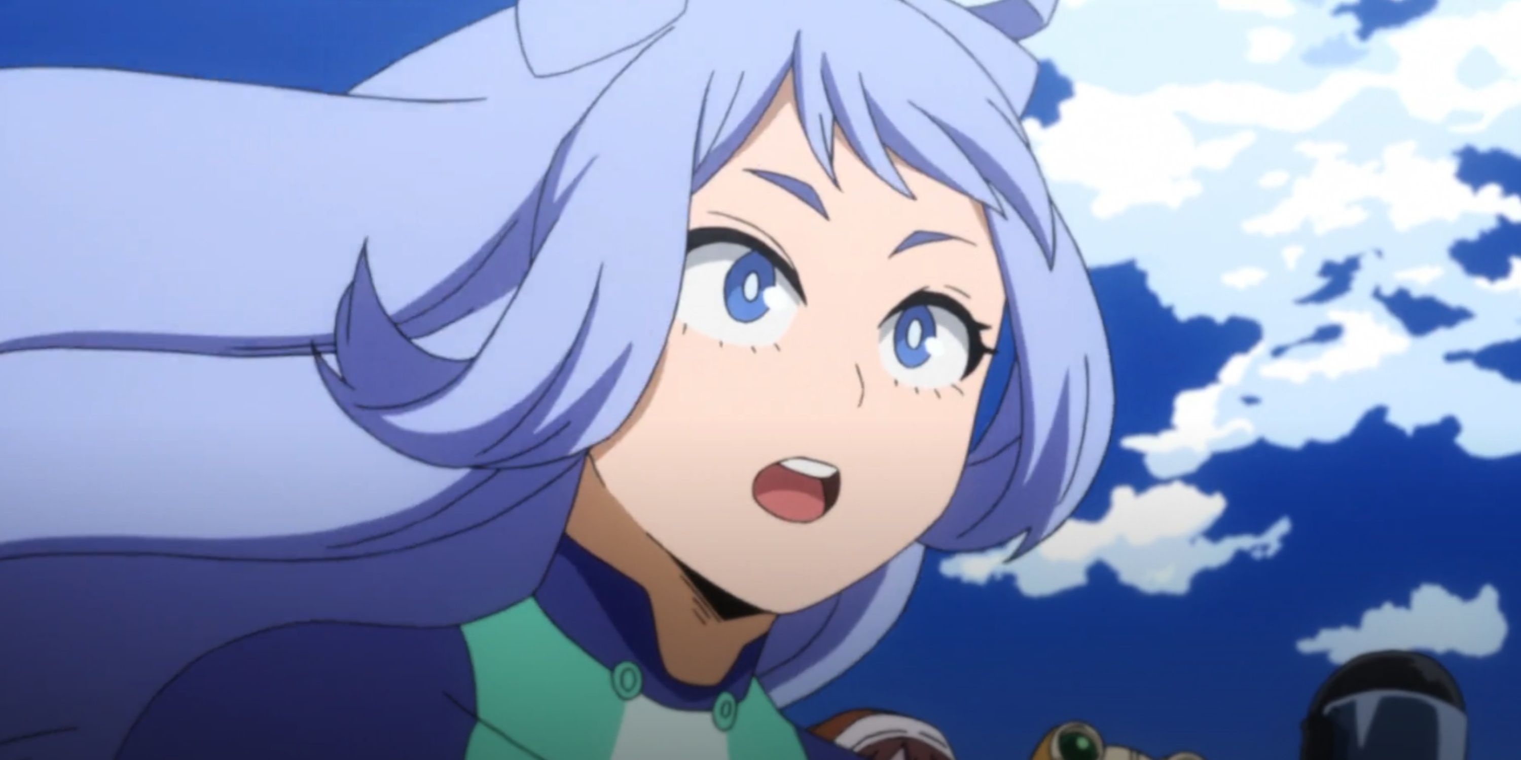 HADO NEJIRE wears awe in my hero academia.