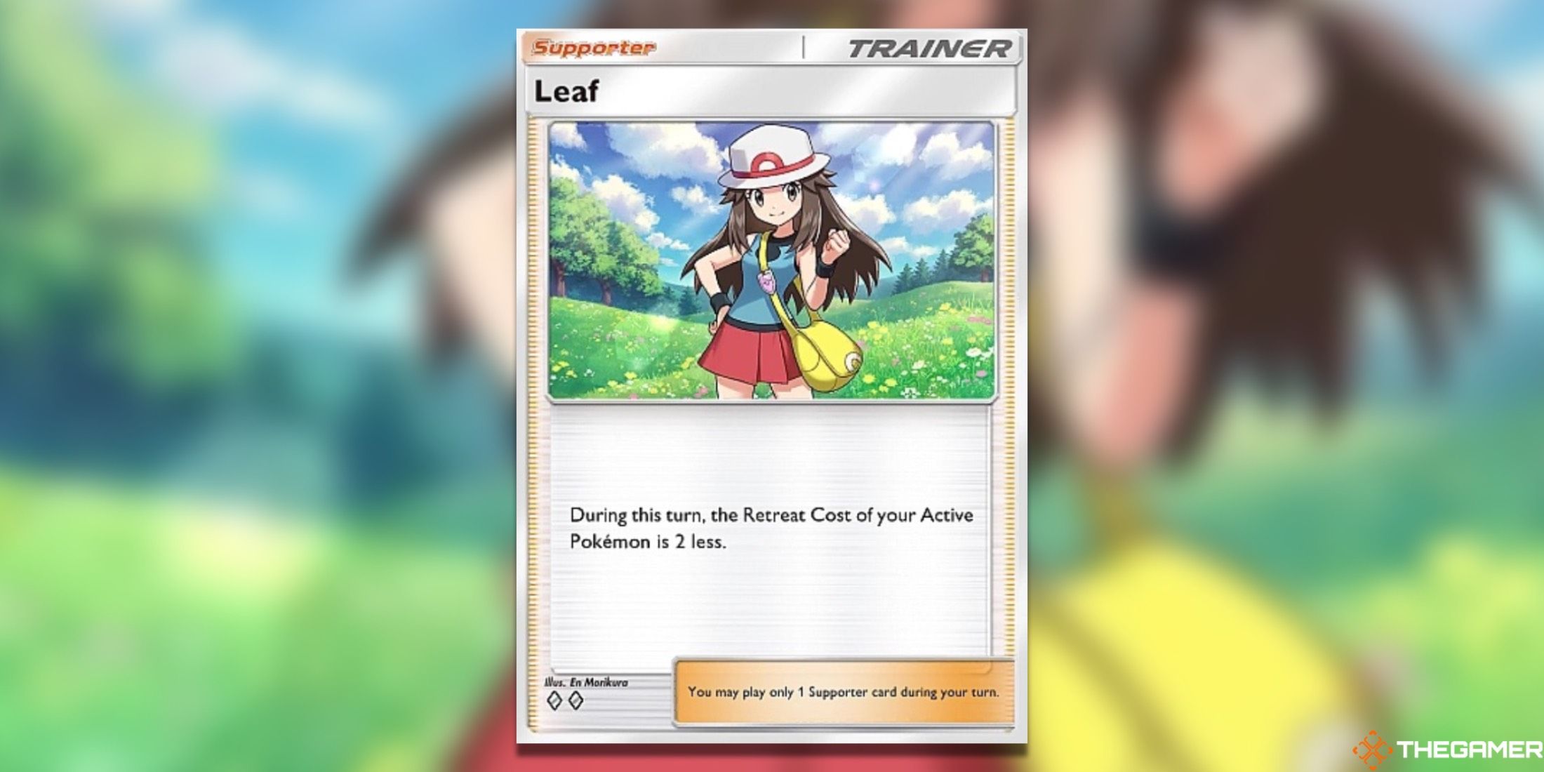 The Supporter Leaf in Pokemon Trading Card Game Pocket.