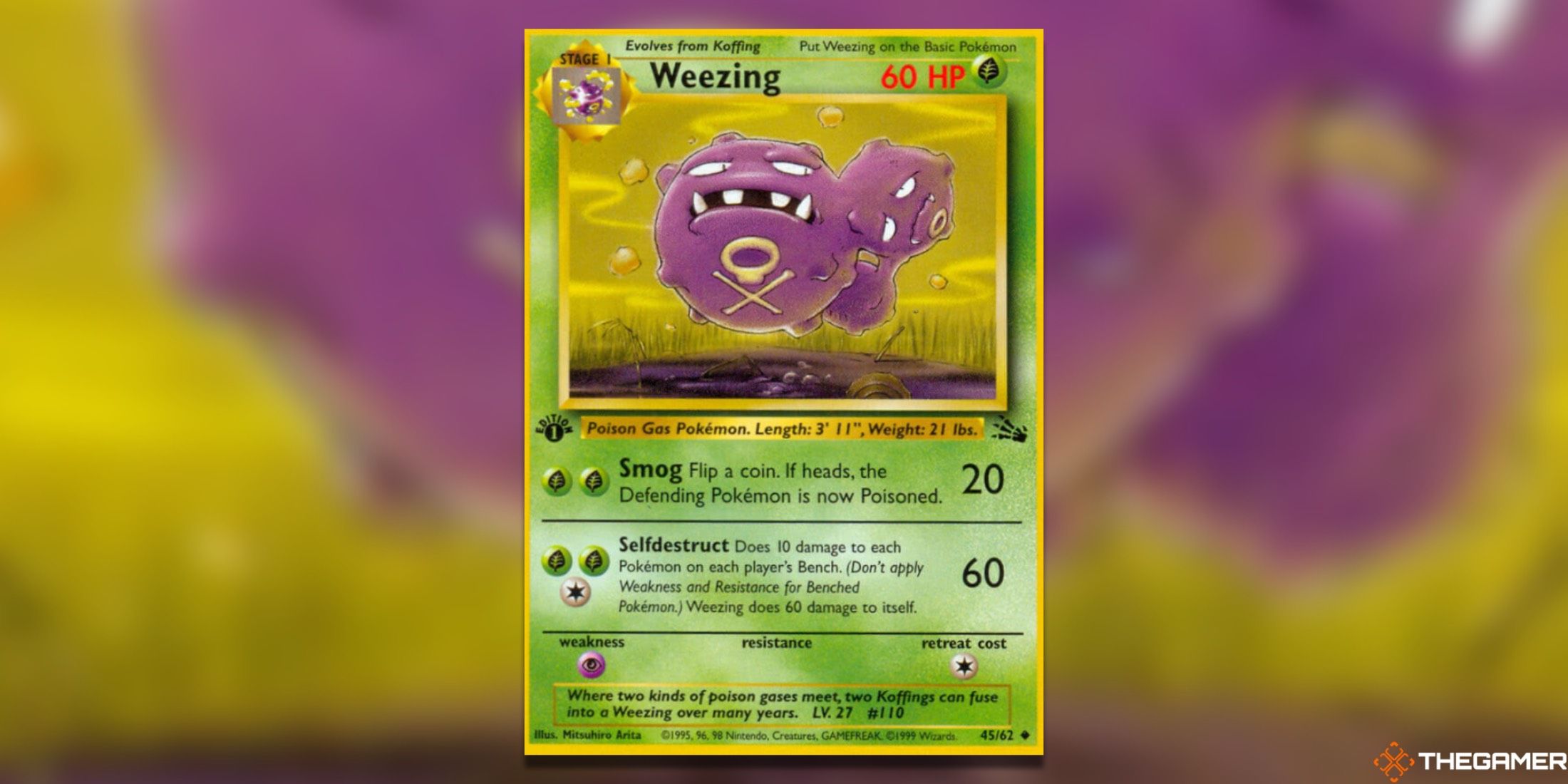 Самые ценные карты ККИ Weezing Pokemon