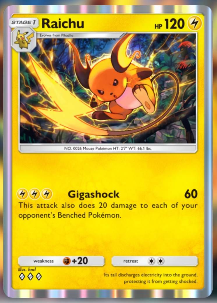 Raichu, from Mythical Island.