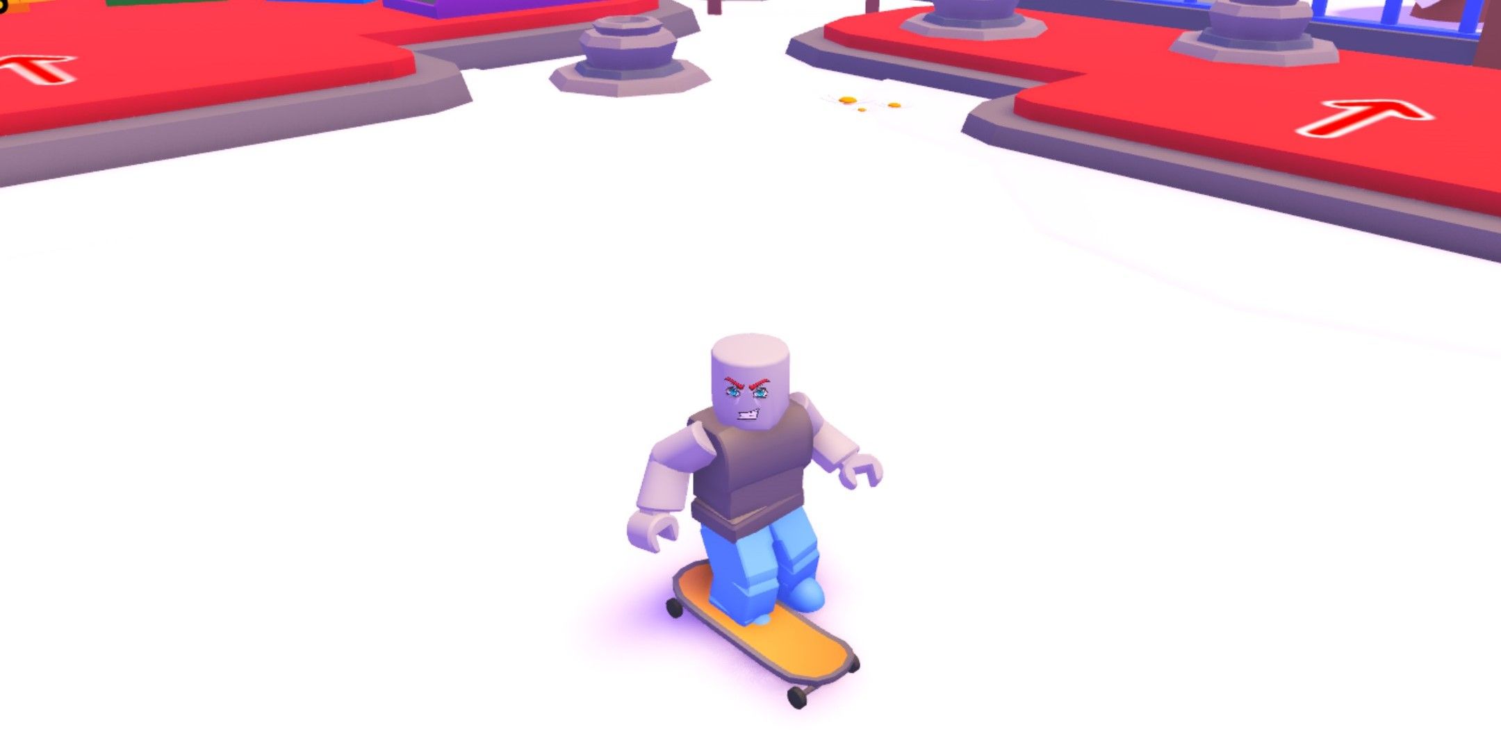 a player in Skateboard Race on Roblox