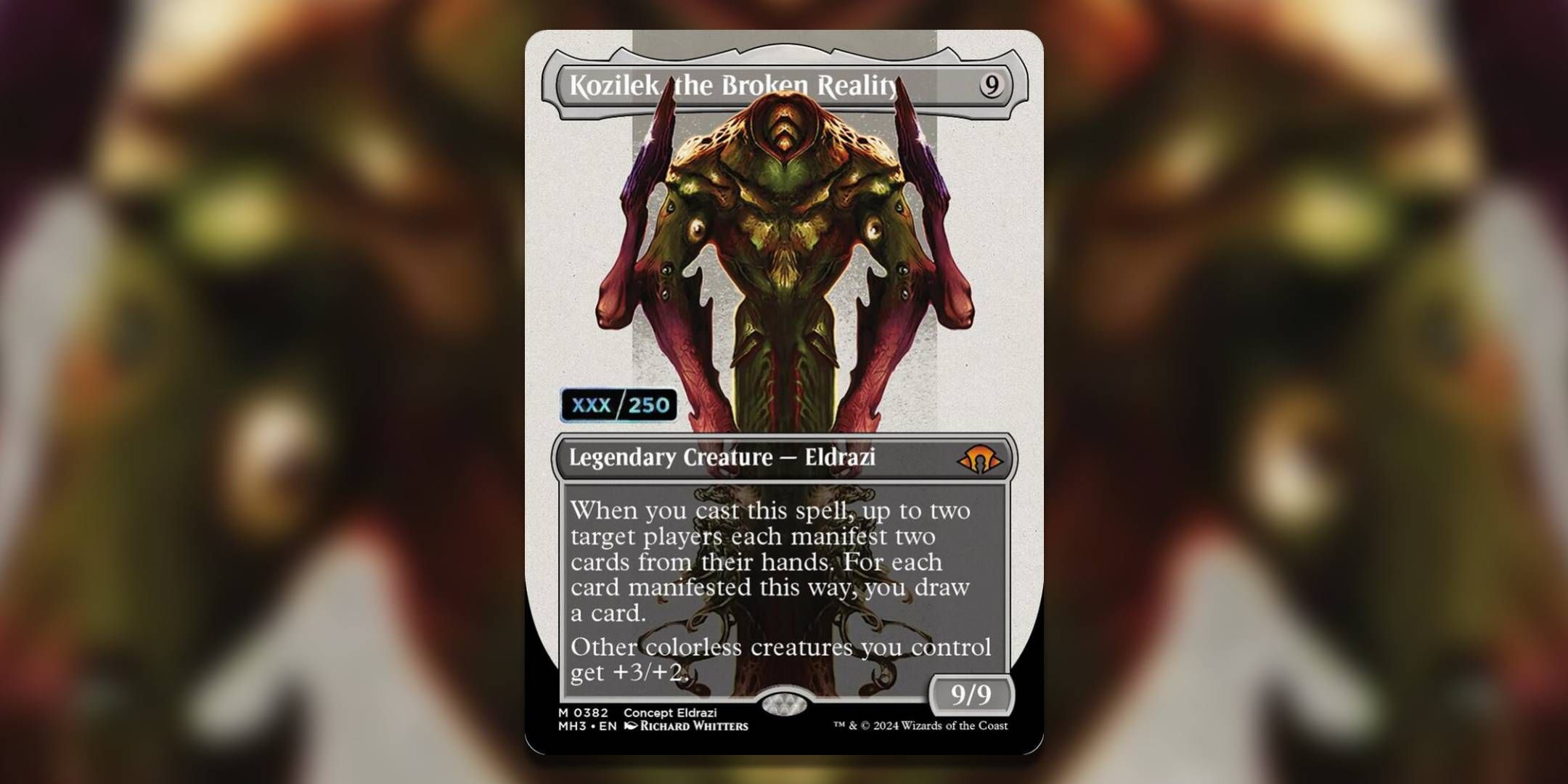 Screenshot of Kozilek the Broken Reailty Modern Horizons 3 MTG.