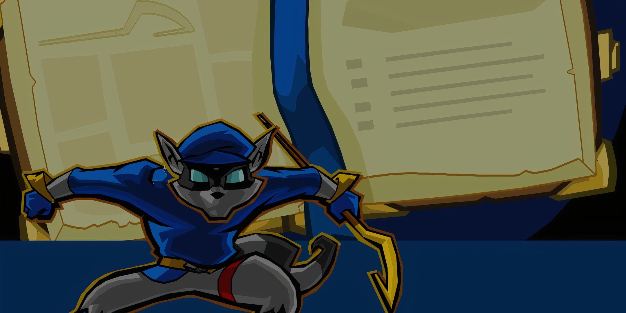 The mission clear screen in Sly 2: Band of Thieves.