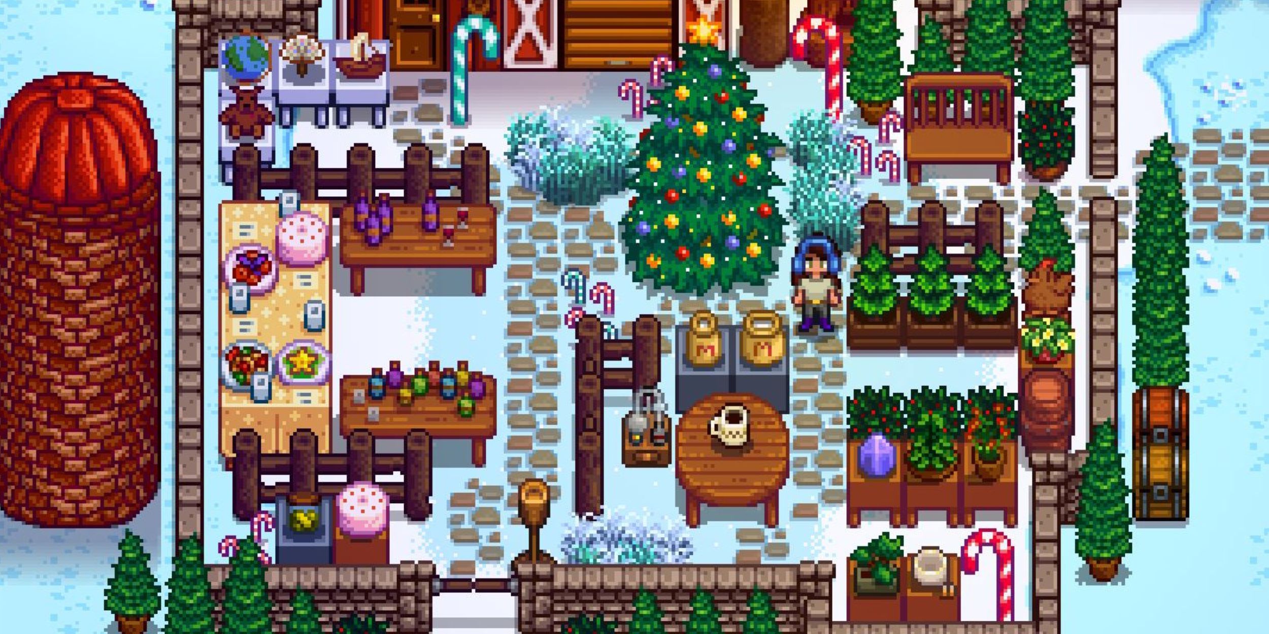 Как устроить праздник на ферме зимой в Stardew Valley