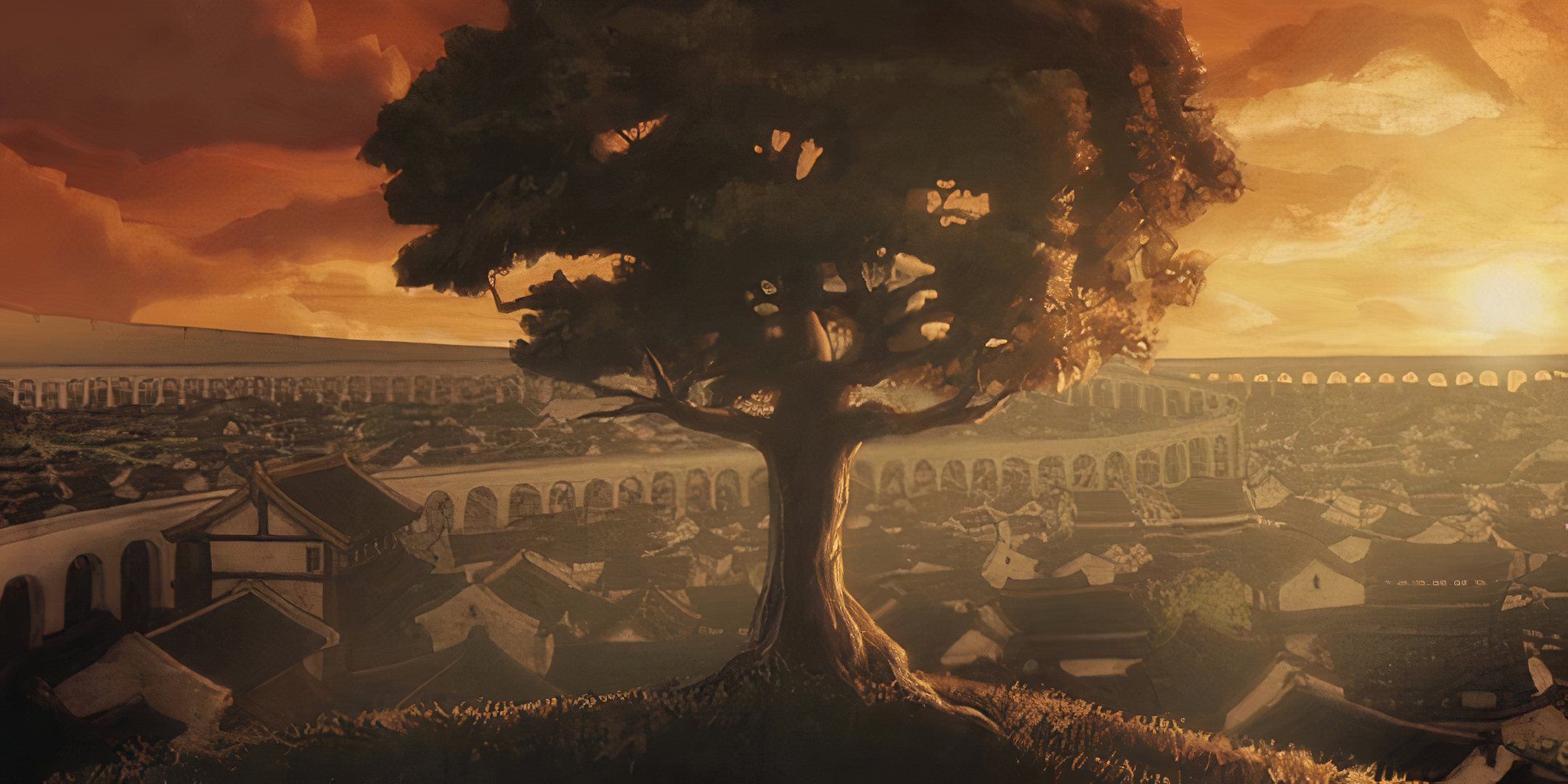 The tree where Iroh sing Leave from the Vine in Avatar the Last Airbender.