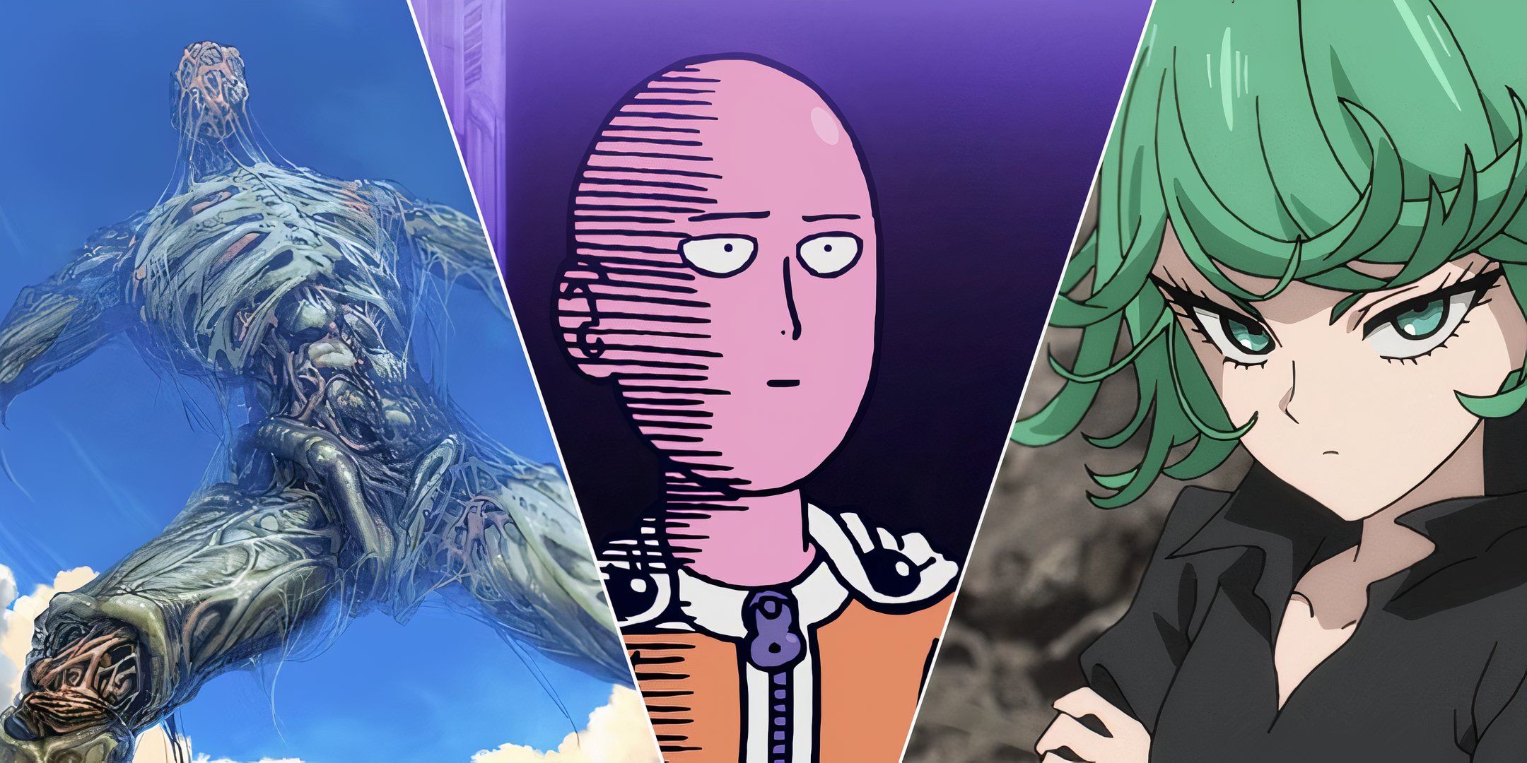 God, Saitama, and Tatsumaki.