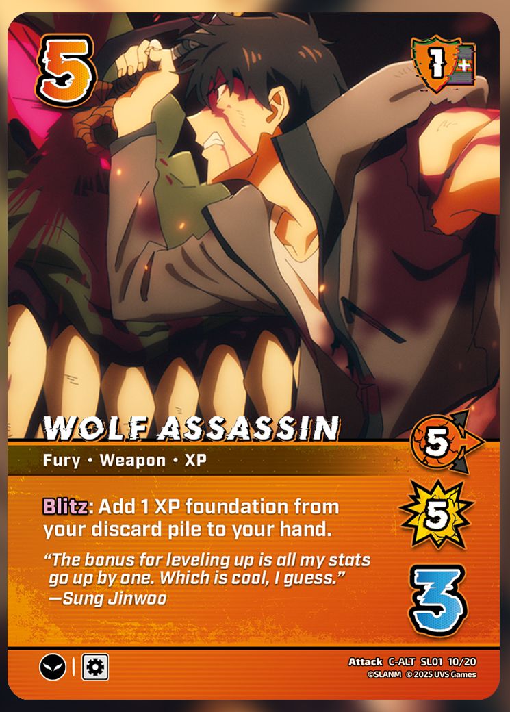 Wolf Assassin UniVersus Card.