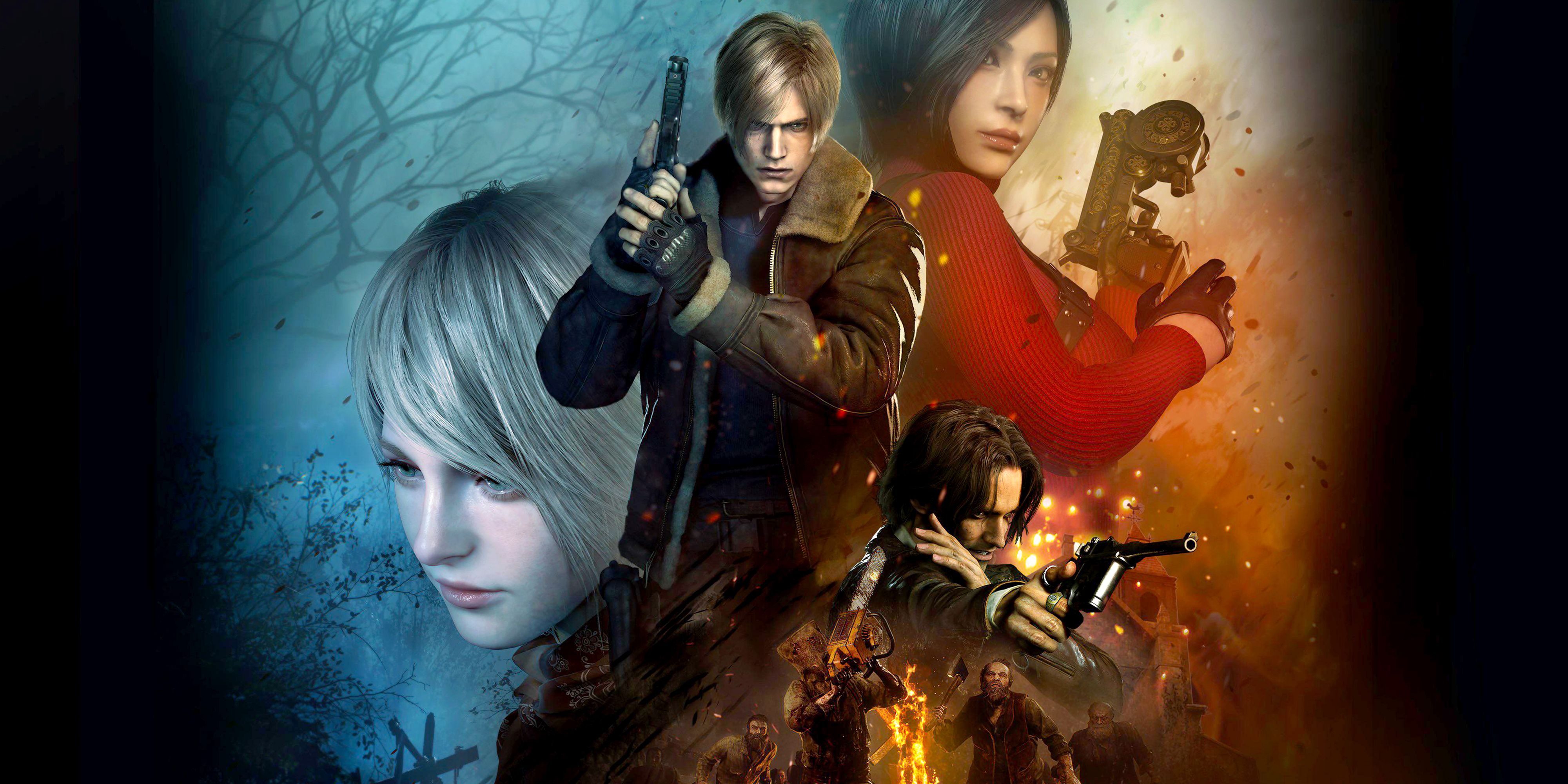 The Resident Evil 4 Remake Gold Edition cover art.