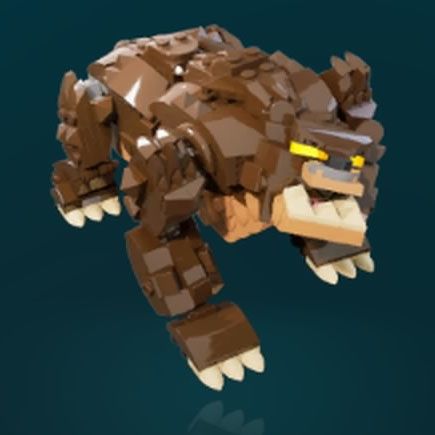 A bear icon in Lego Fortnite Odyssey.