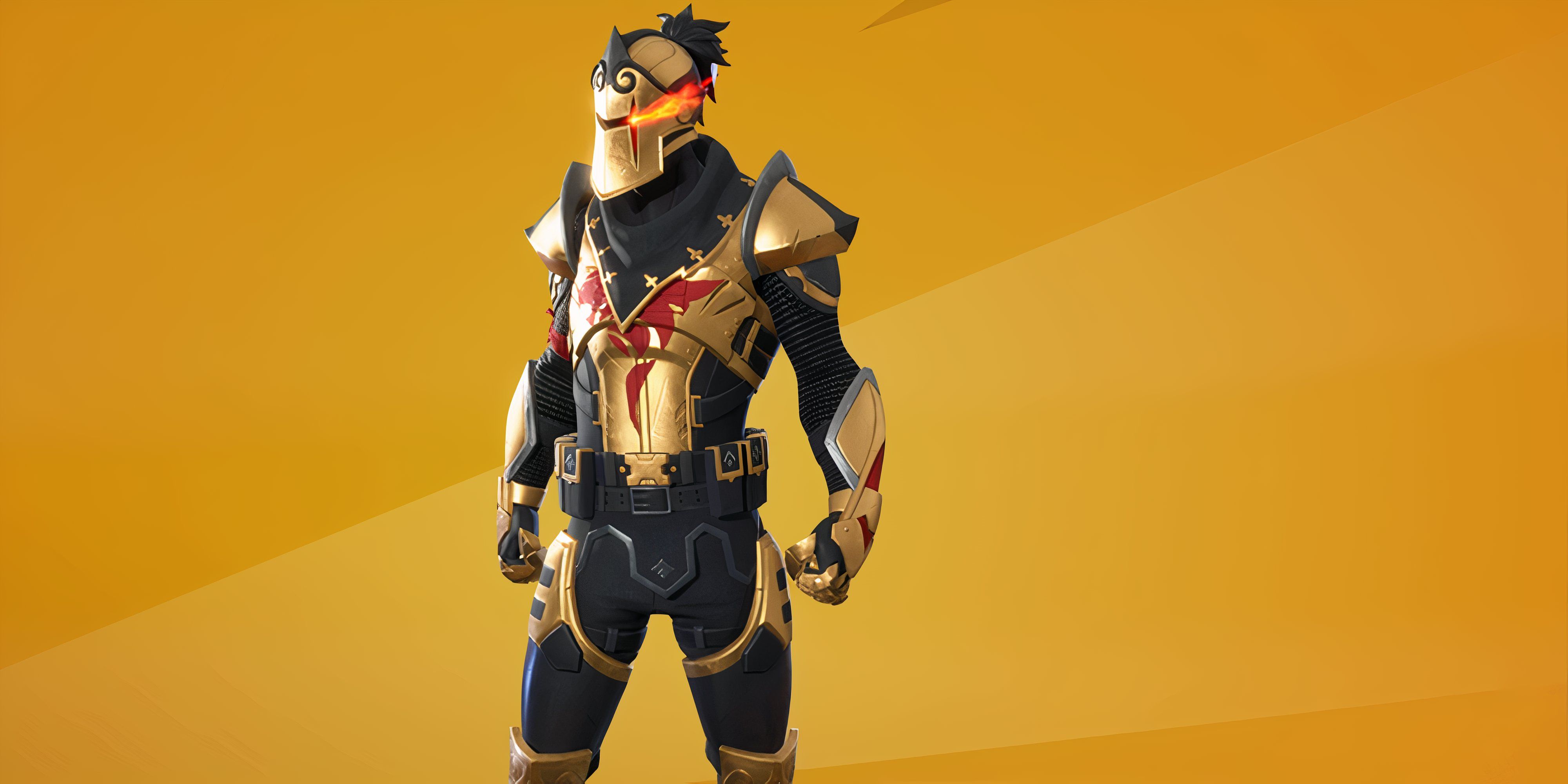 A picture of the Golden Conqueror's skin in Fortnite