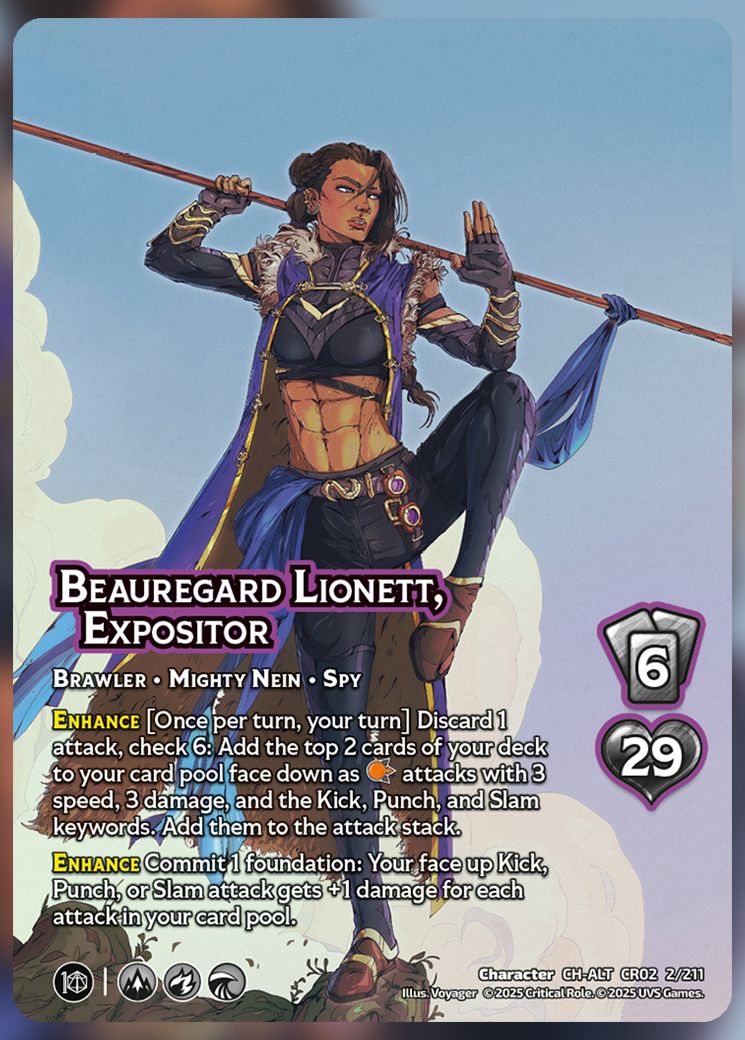 Beauregard Lionett, Expositor