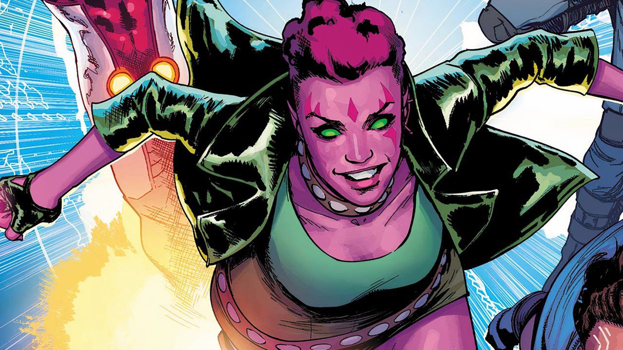 Exiles cover featuring the mutant known as Blink.