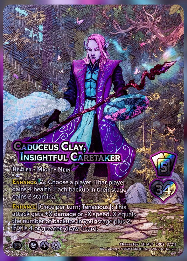 Caduceus Clay, Insightful Caretaker foil