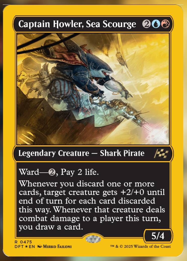 Captain Howler, Sea Scourge Alt Art