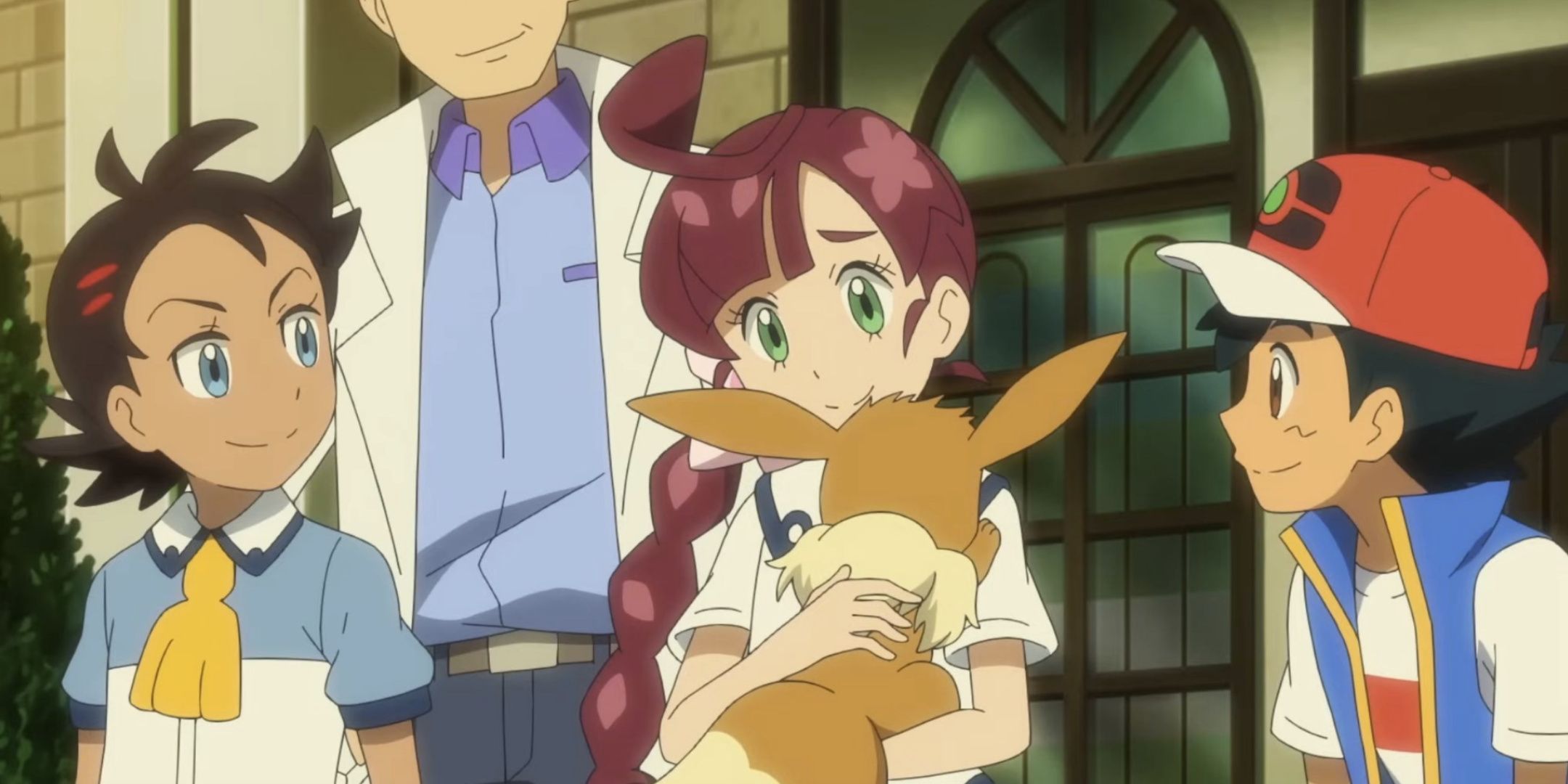 Chloe decides to keep Eevee in Pokemon Journeys.