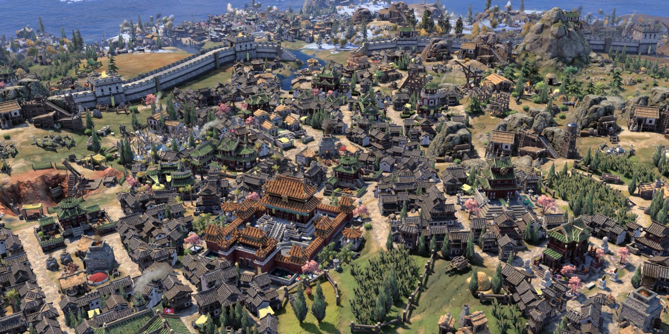 Civilization 7 Ming Settlement