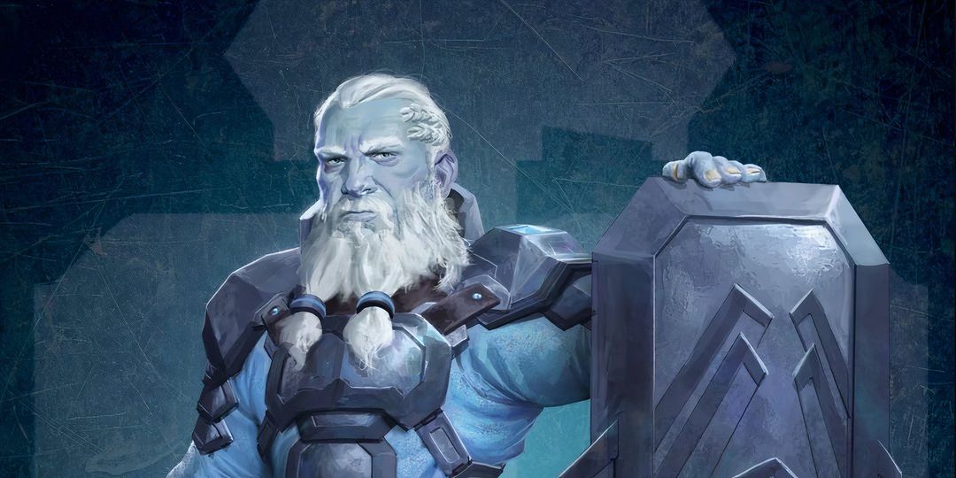 A cleric holding a shield in Pantheon: Rise of the Fallen.