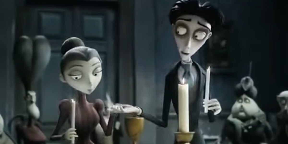 Victor and his bride-to-be in Corpse Bride.