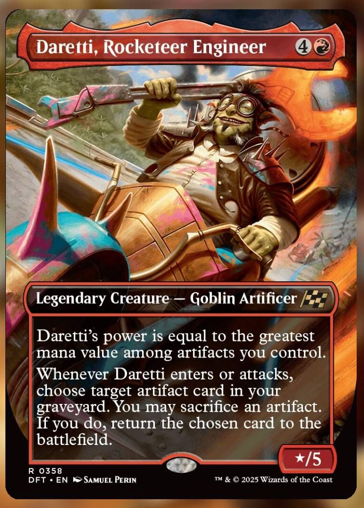 Daretti, Rocketeer Enginer Alt Art