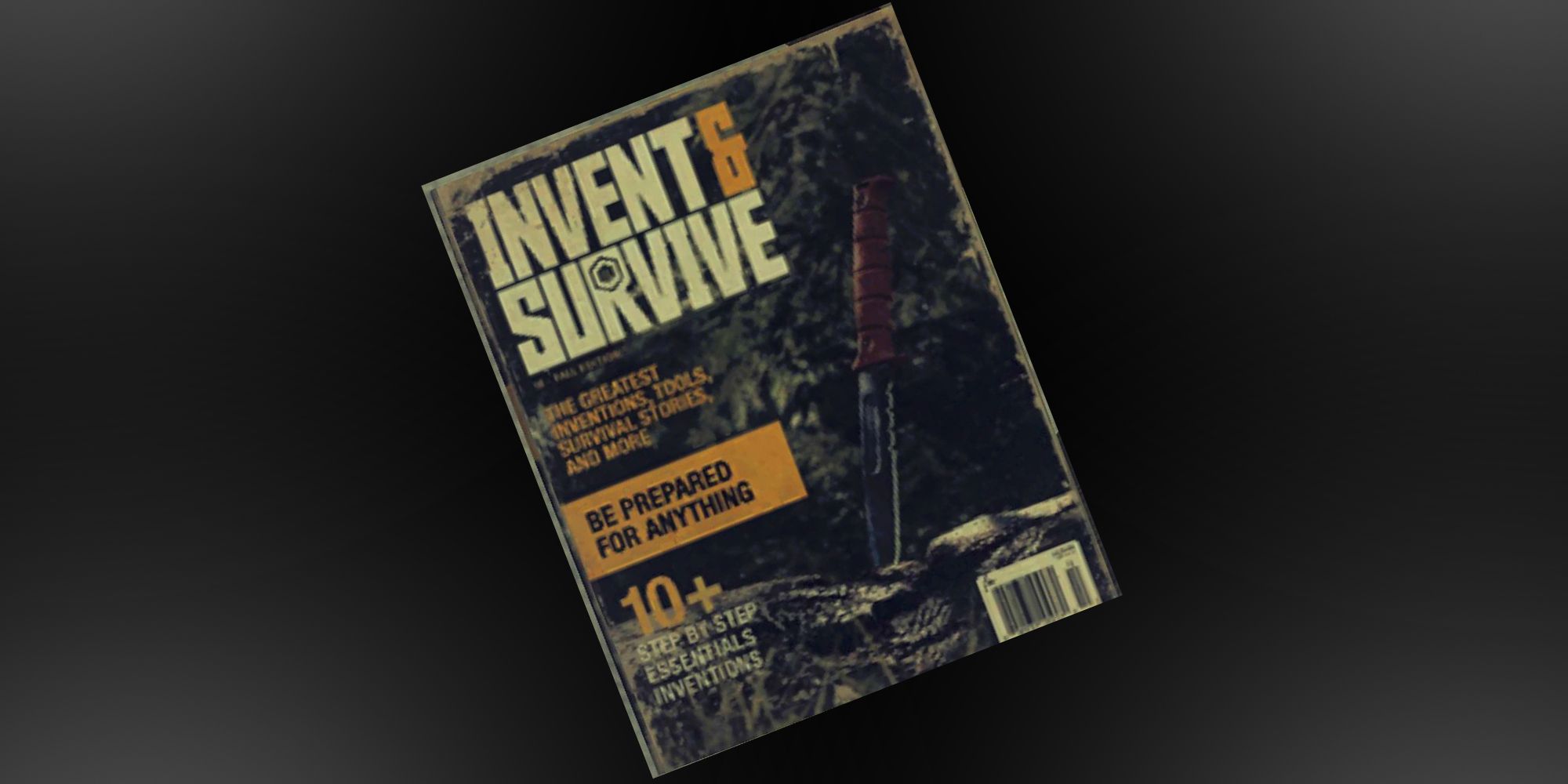 An Invent and Survive magazine in Far Cry 5.