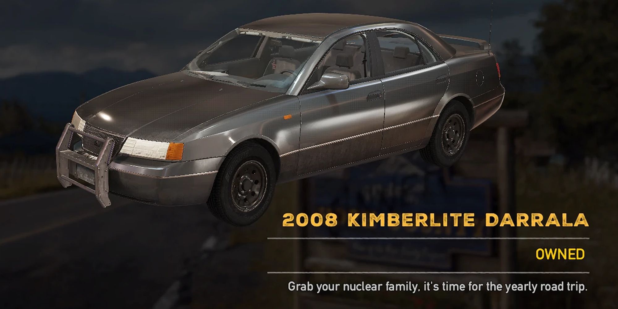 The 2008 Kimberlite Darrala screen in Far Cry 5.